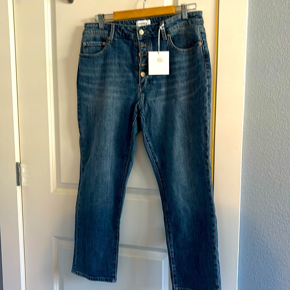 COPY - Pistola Monroe High Rise Slim Cigarette Jean in Ladera Wash
